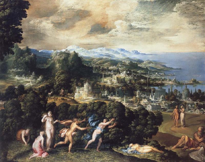 ABBATE, Niccolo dell The Story of Eurydice oil painting picture